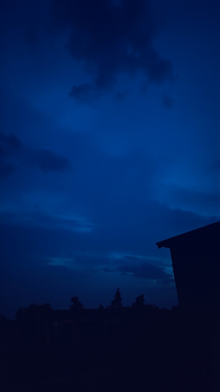 The Bedroom During Blue Hour