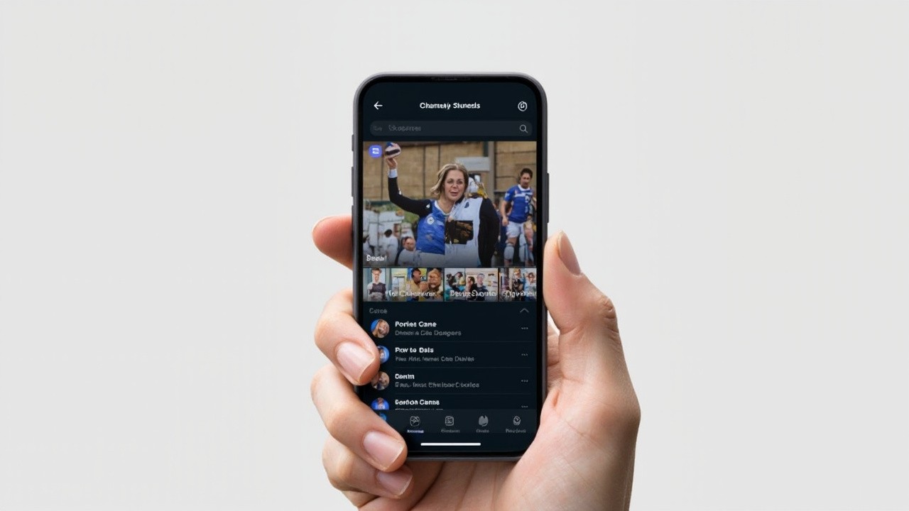 The Benspor Channels on a Mobile Screen