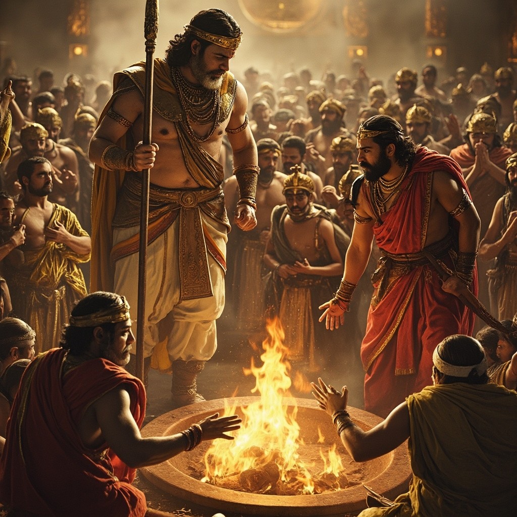 The Bhagavad Gita Spiritual Scene