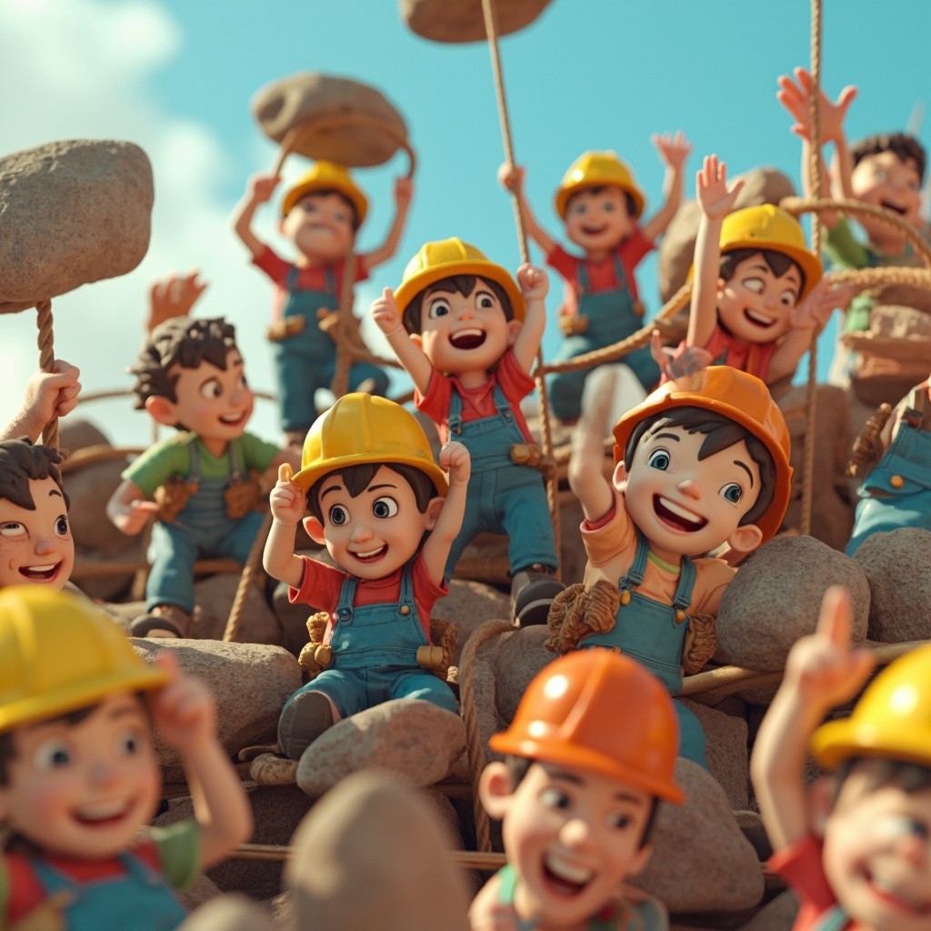 The Busy & Fun Construction Site in 3D
