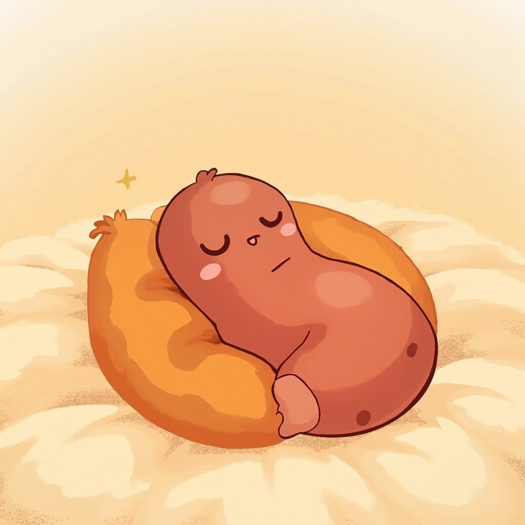 The Cheerful Sausage Hugging a Baguette Lovingly