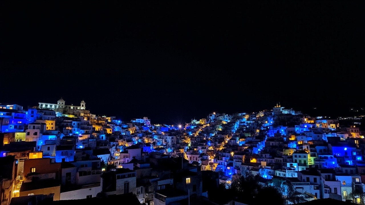 The Chefchouen City at Night