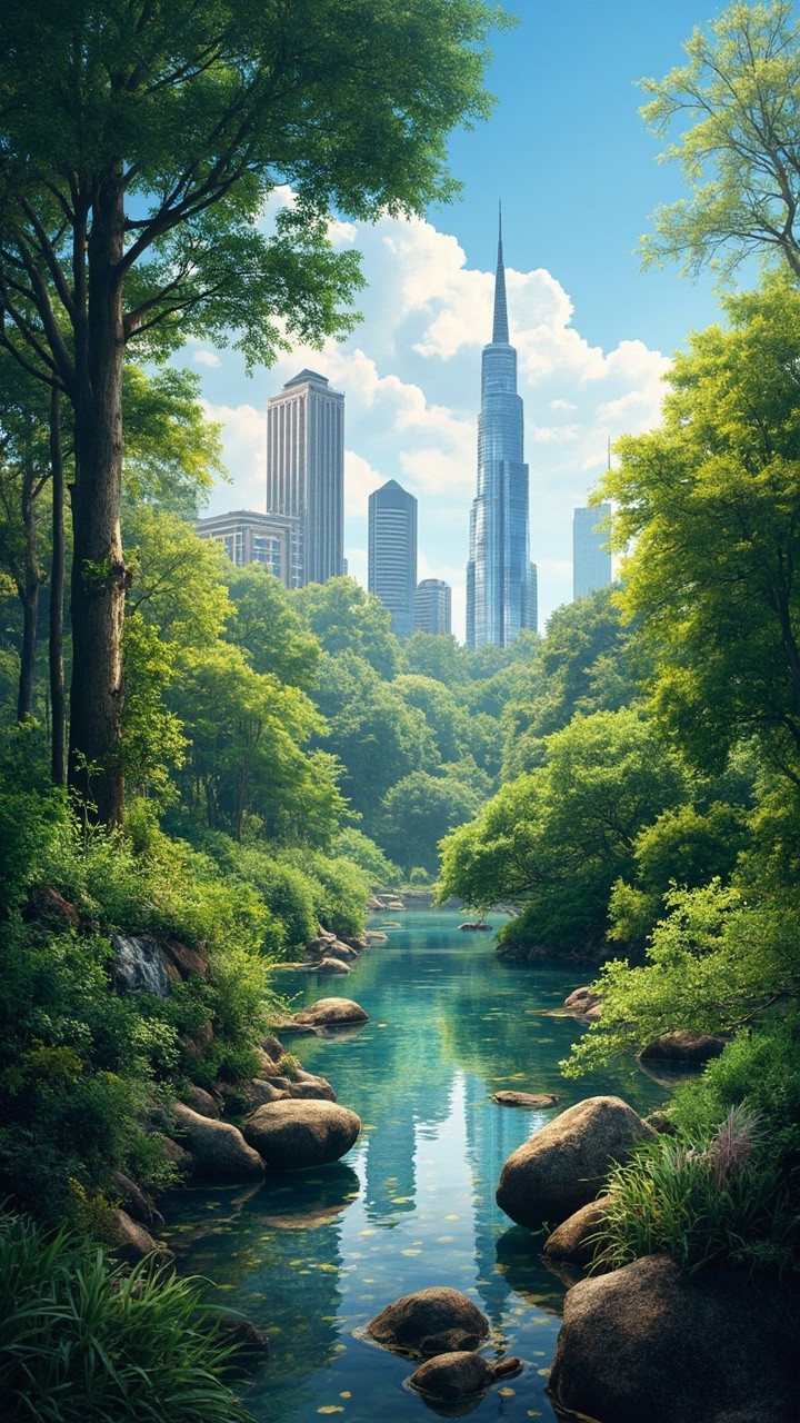 The City Engulfed in Nature