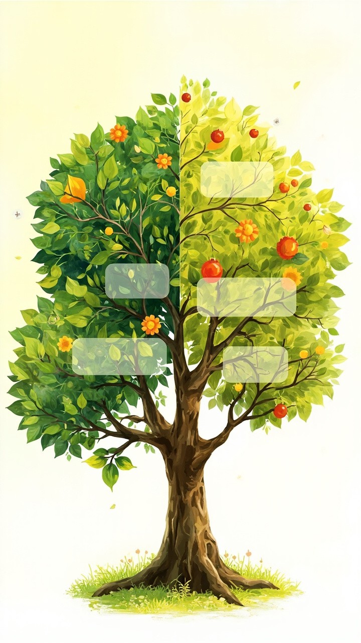 The Colorful Learning Tree with Distinct Crowns