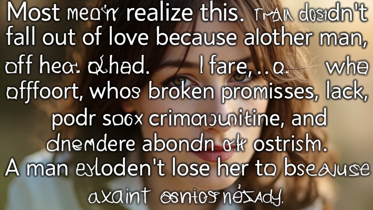 The Consequences of a Man's Actions on Love