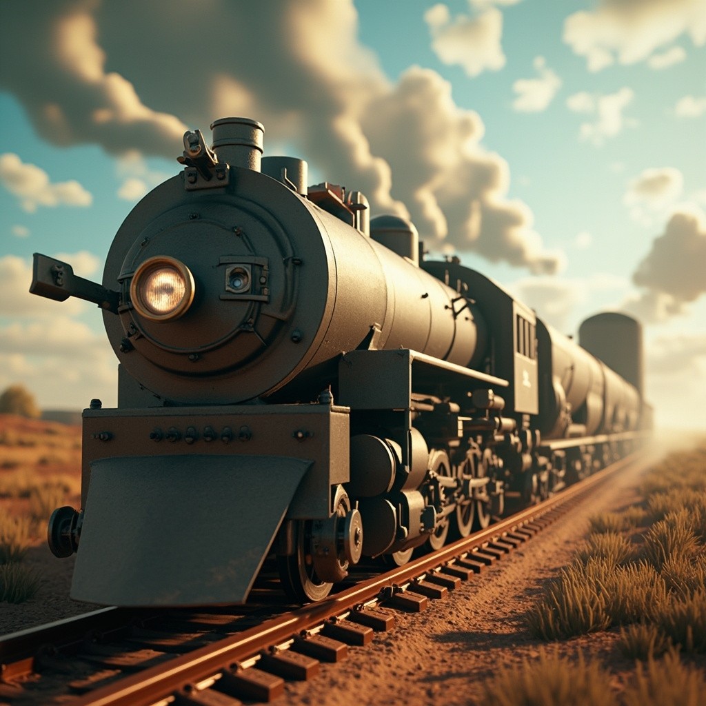 The Crazy 3D Train Approaching