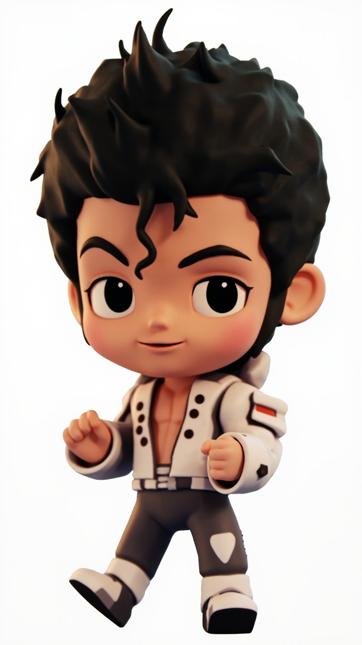 The Cute Chibi Micheal Jackson Dancing