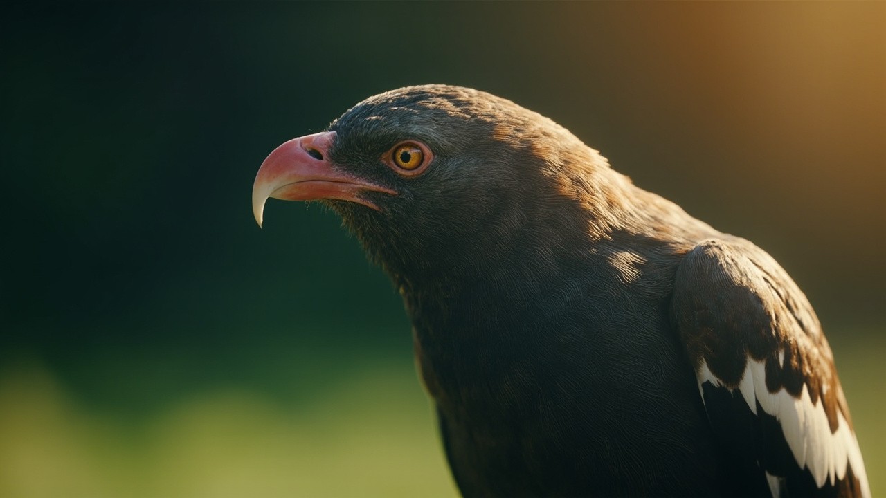 The Detailed Close-Up of a Bird in HD