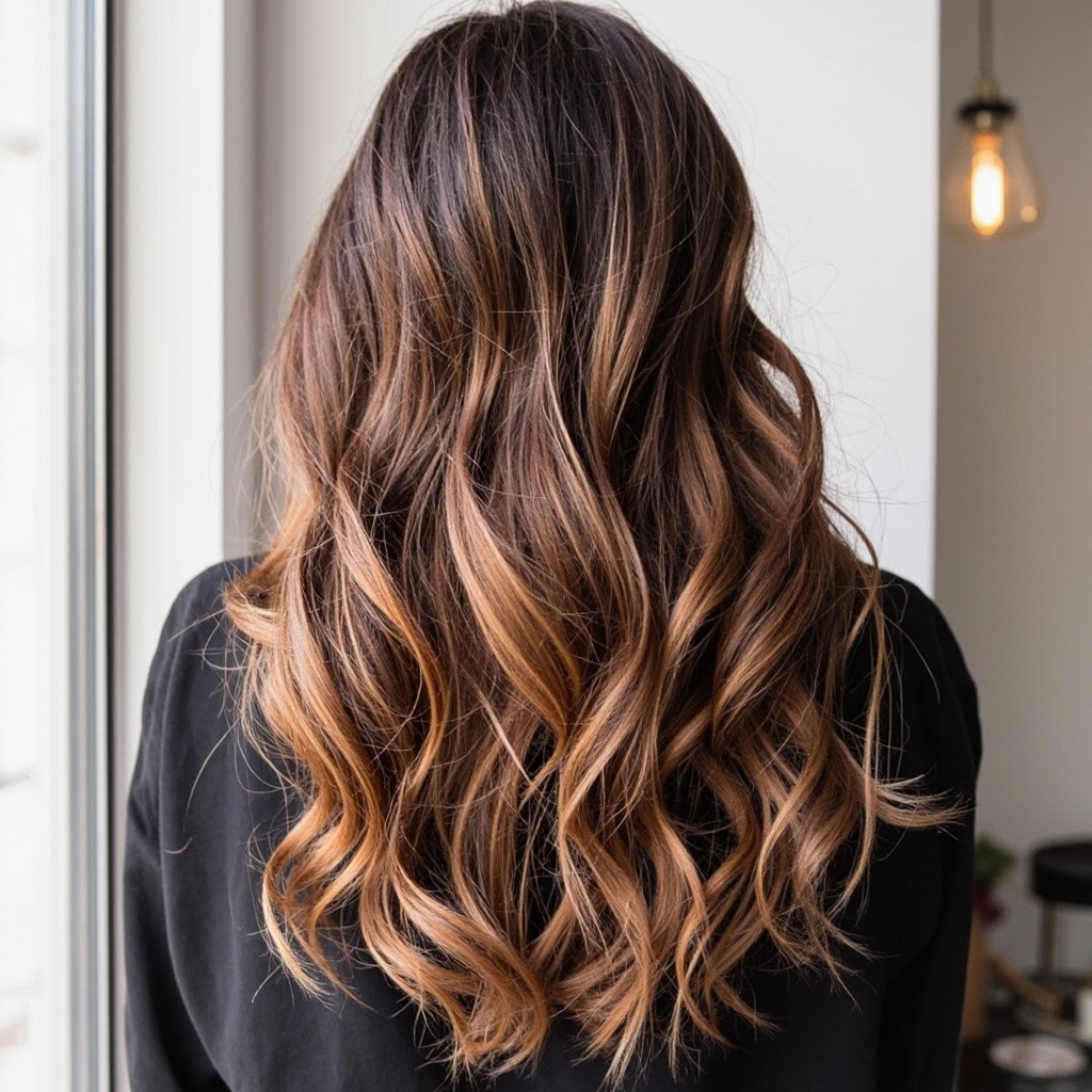 The Display of Long Colored Hair