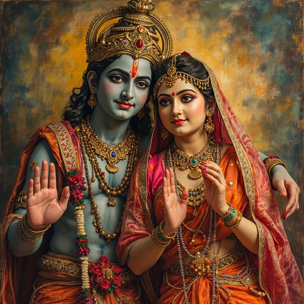 The Divine Couple: Lord Ram and Sita
