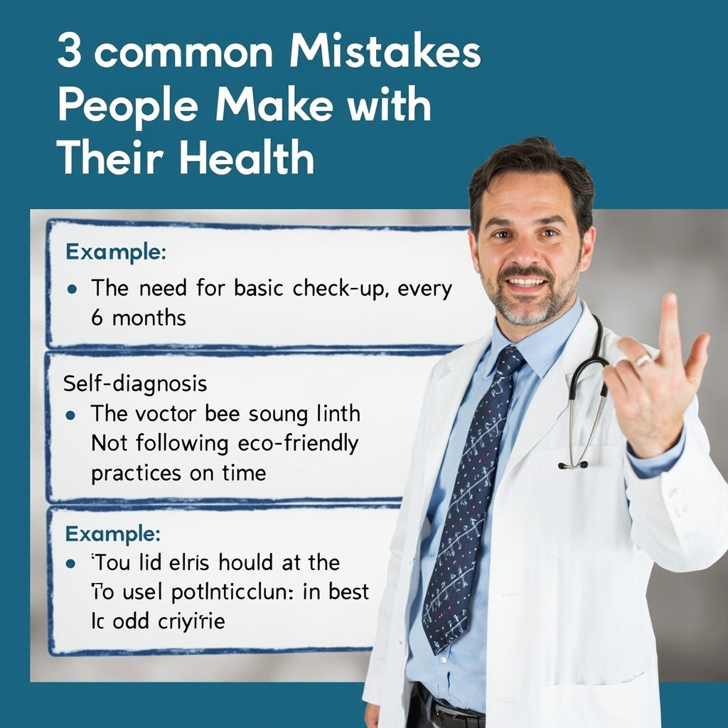 The Doctor on Screen Discussing Common Health Mistakes