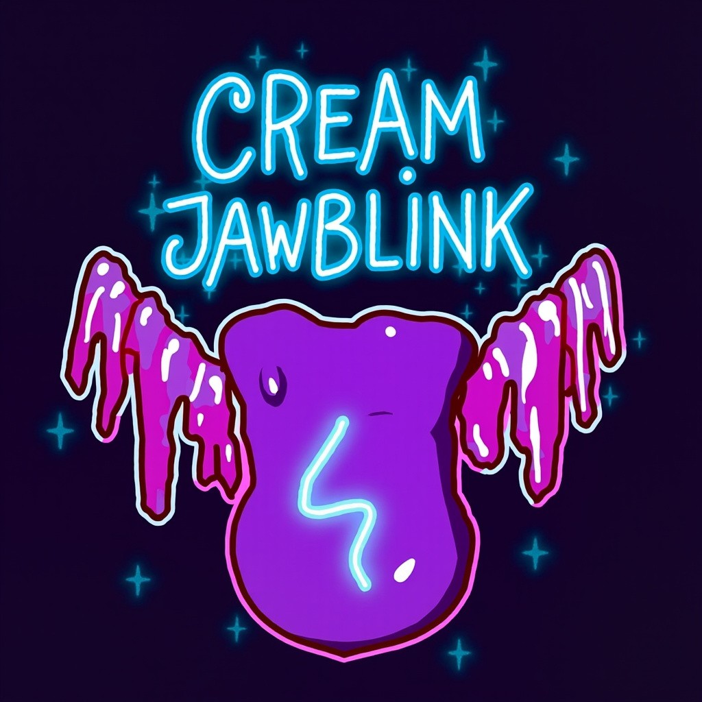The Dripping Neon Ice Cream Lightshow