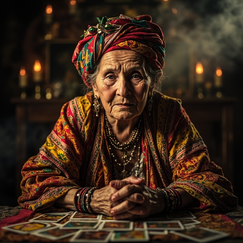The Elderly Brazilian Fortune Teller's Mystical Reading