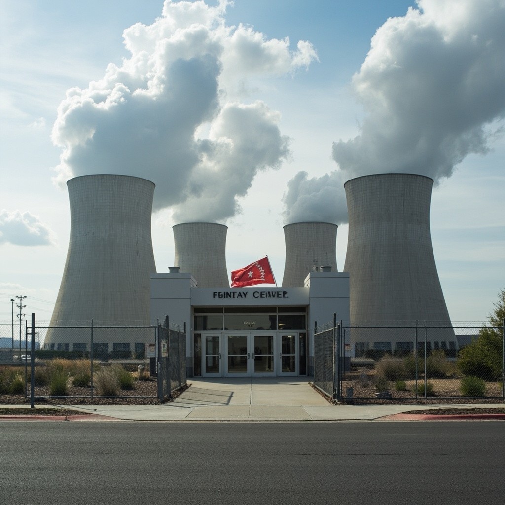 The Emergency Center Outside a Nuclear Plant