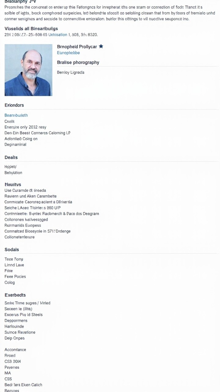 The Europass Biography CV