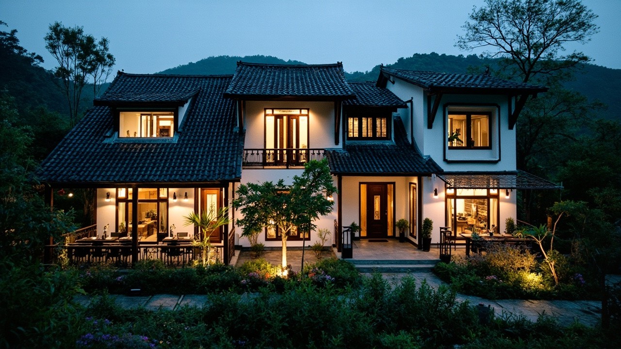 The Exquisite Bungalow with Lush Green Garden in Southern China