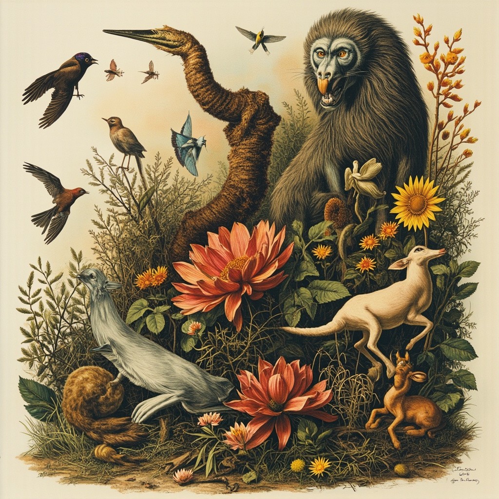 The Extinction of Animals and Plants Illustrated