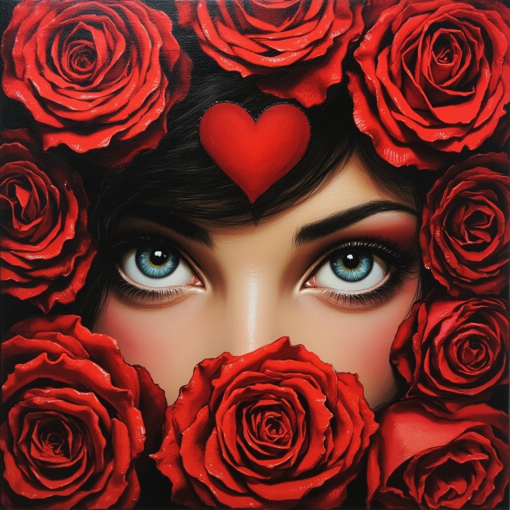 The Eyes of Love and Roses
