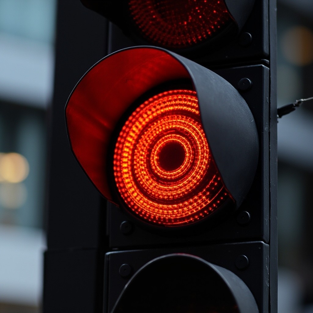 The Flashing Red Traffic Light