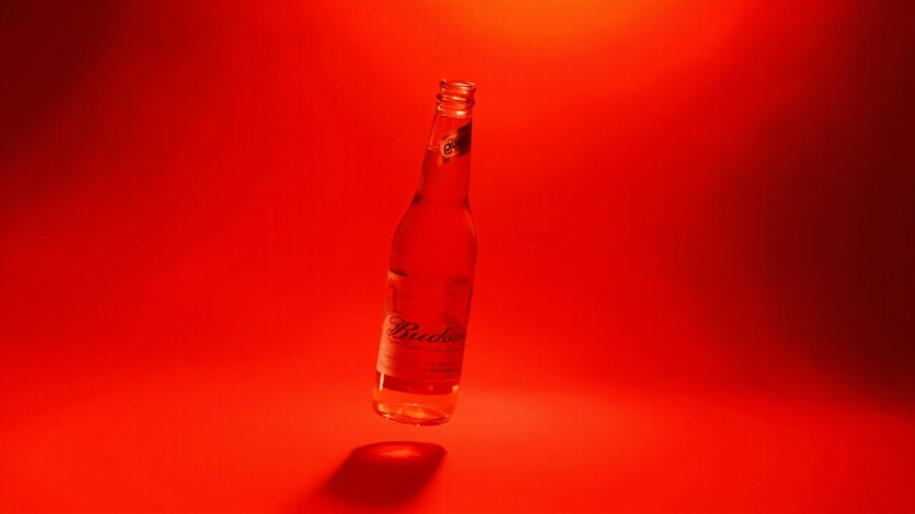 The Floating Budweiser Bottle: An Artistic Perspective
