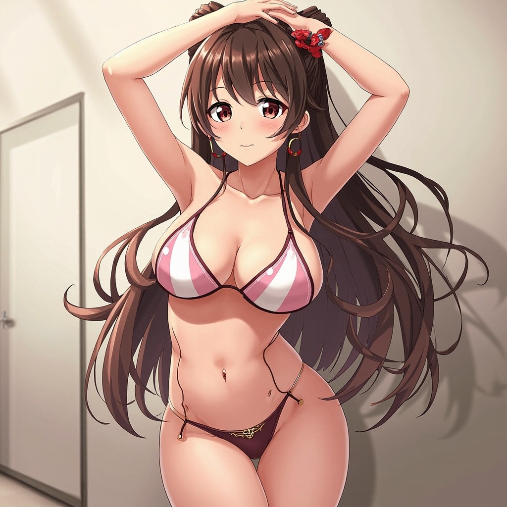 The Full Body Shot of an Anime Girl The Full Body Shot of an Anime Girl