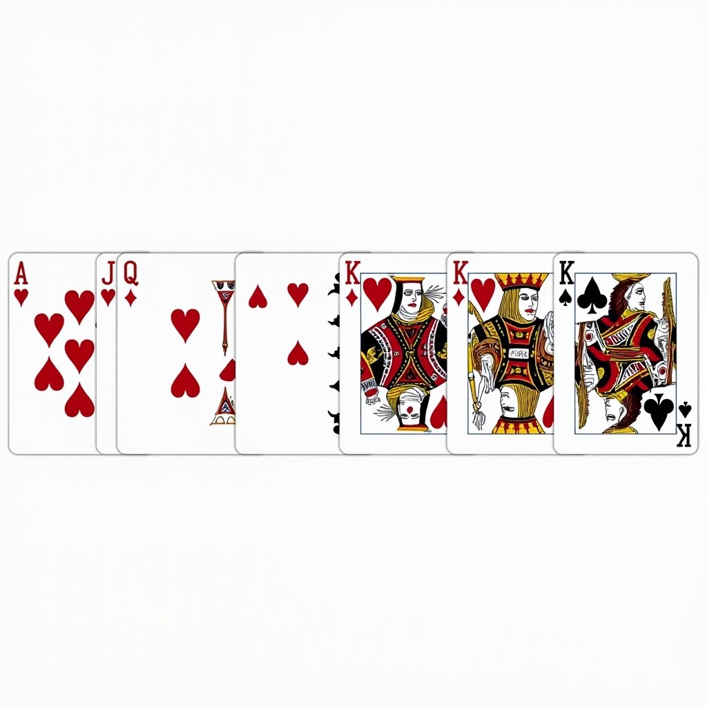 The Full Set of Trump Cards in a Row