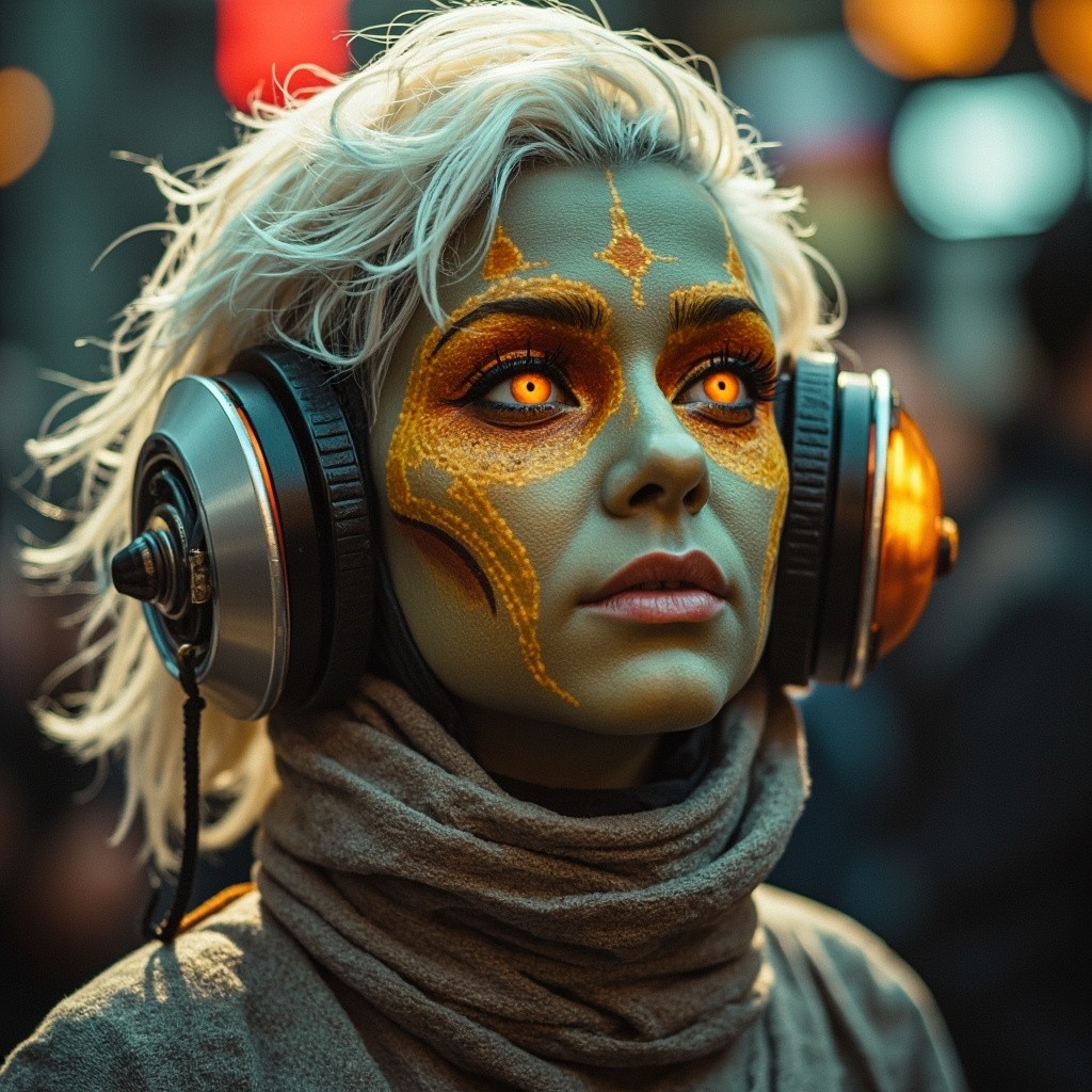 The Futuristic Global Creative of Different Races