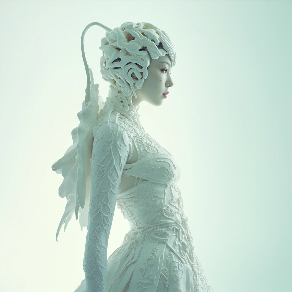 The Futuristic Post-human Mutant in Fashionable Attire