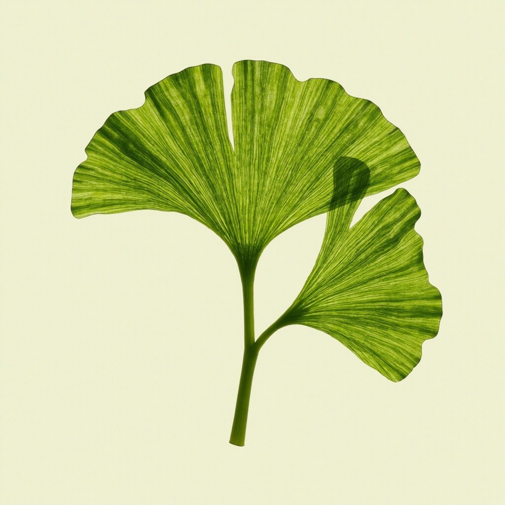 The Ginkgo Tree Leaves