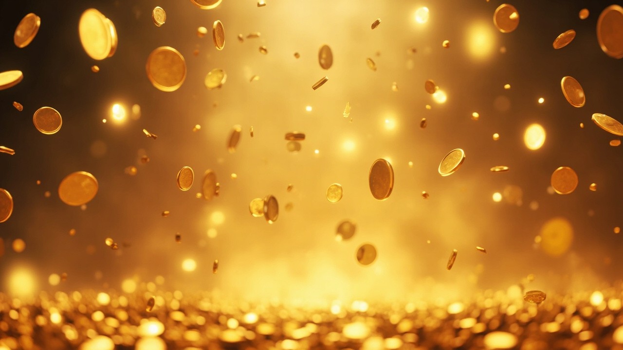 The Golden Rain: Coins Tumbling from Sky The Golden Rain: Coins Tumbling from Sky