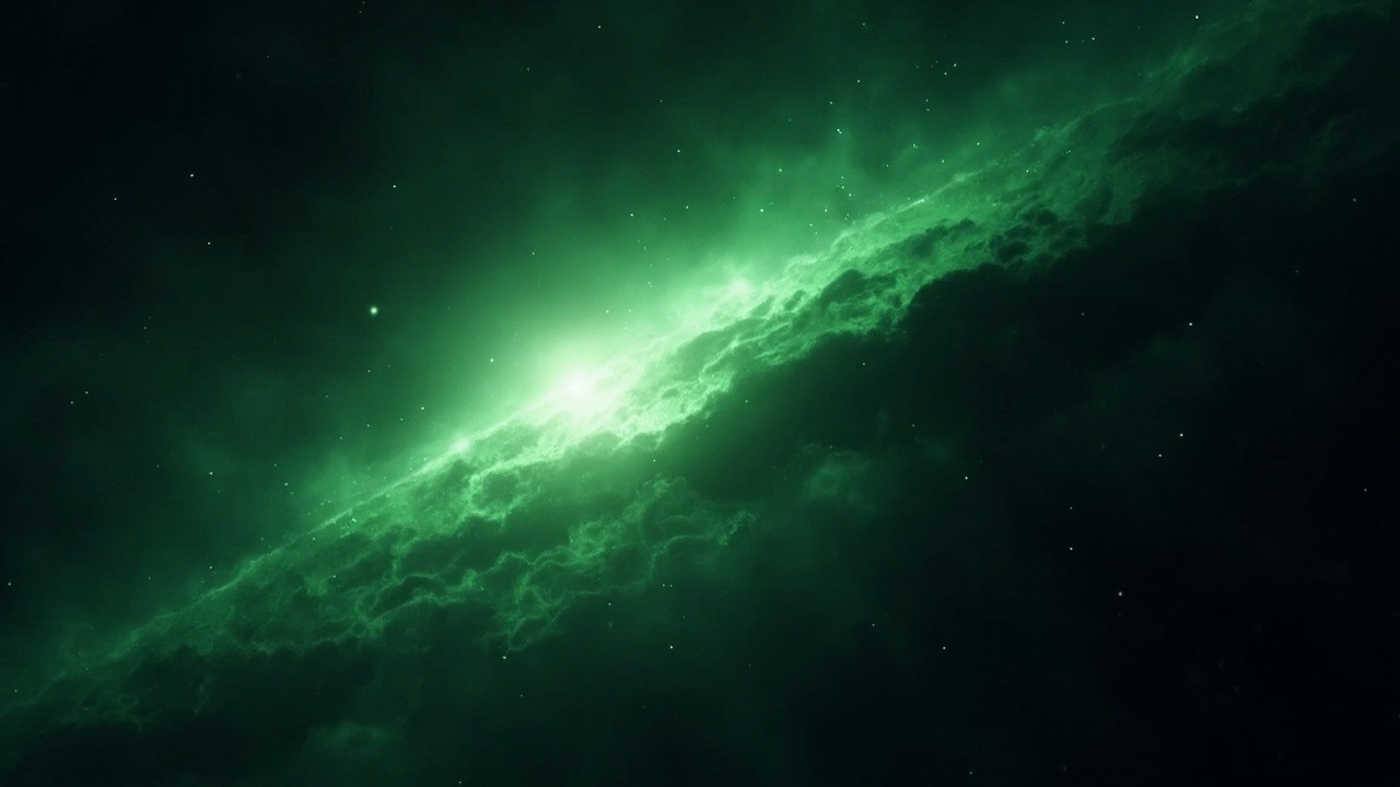 The Green Comet Soaring through the Sky