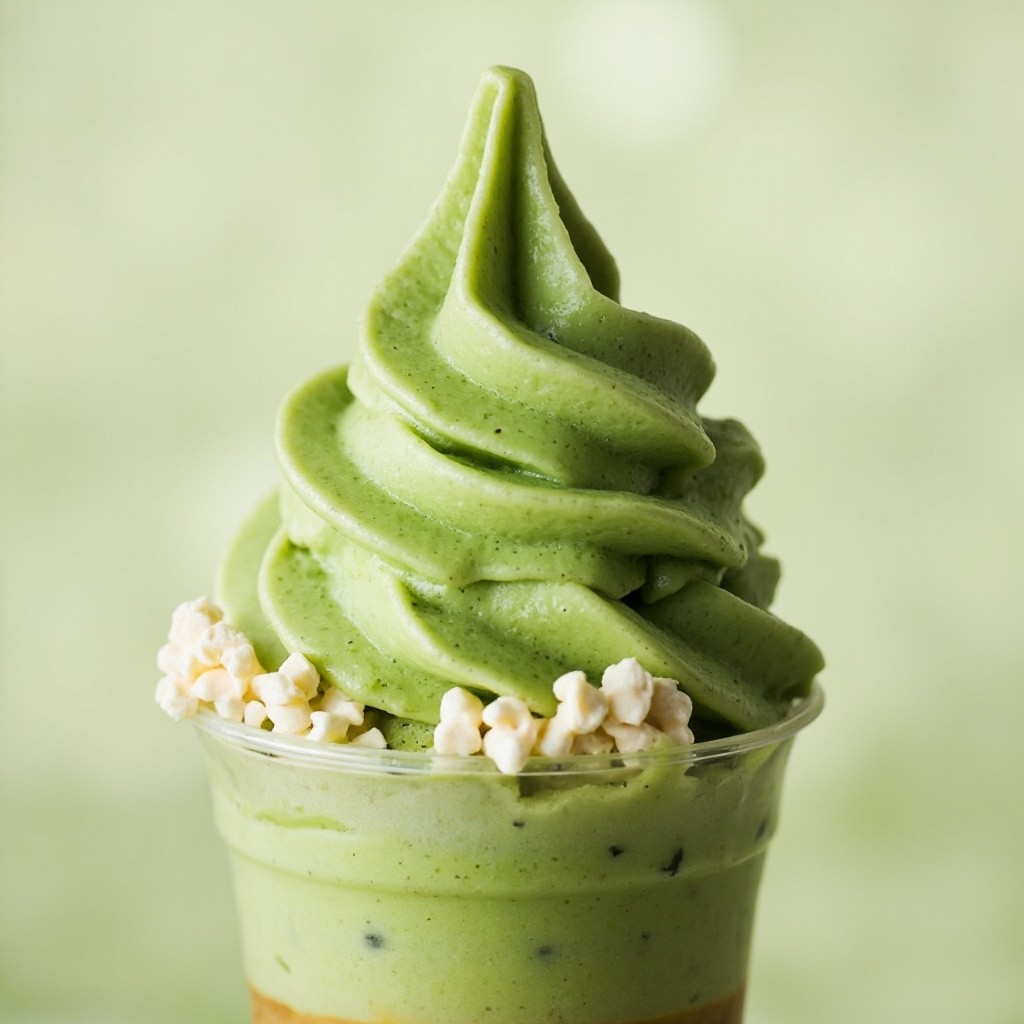 The Green Tea Flavored Ice Cream