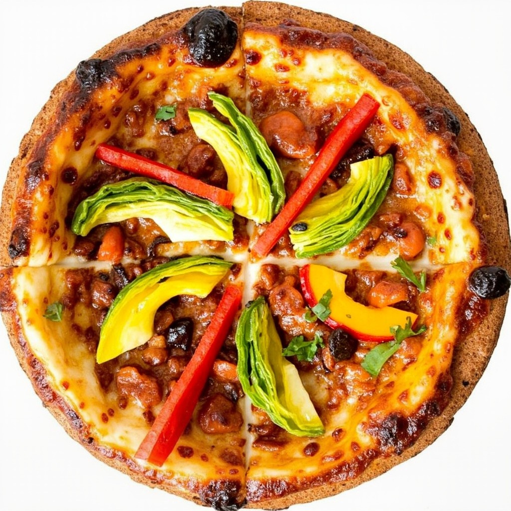 The Half Vegetarian Pizza