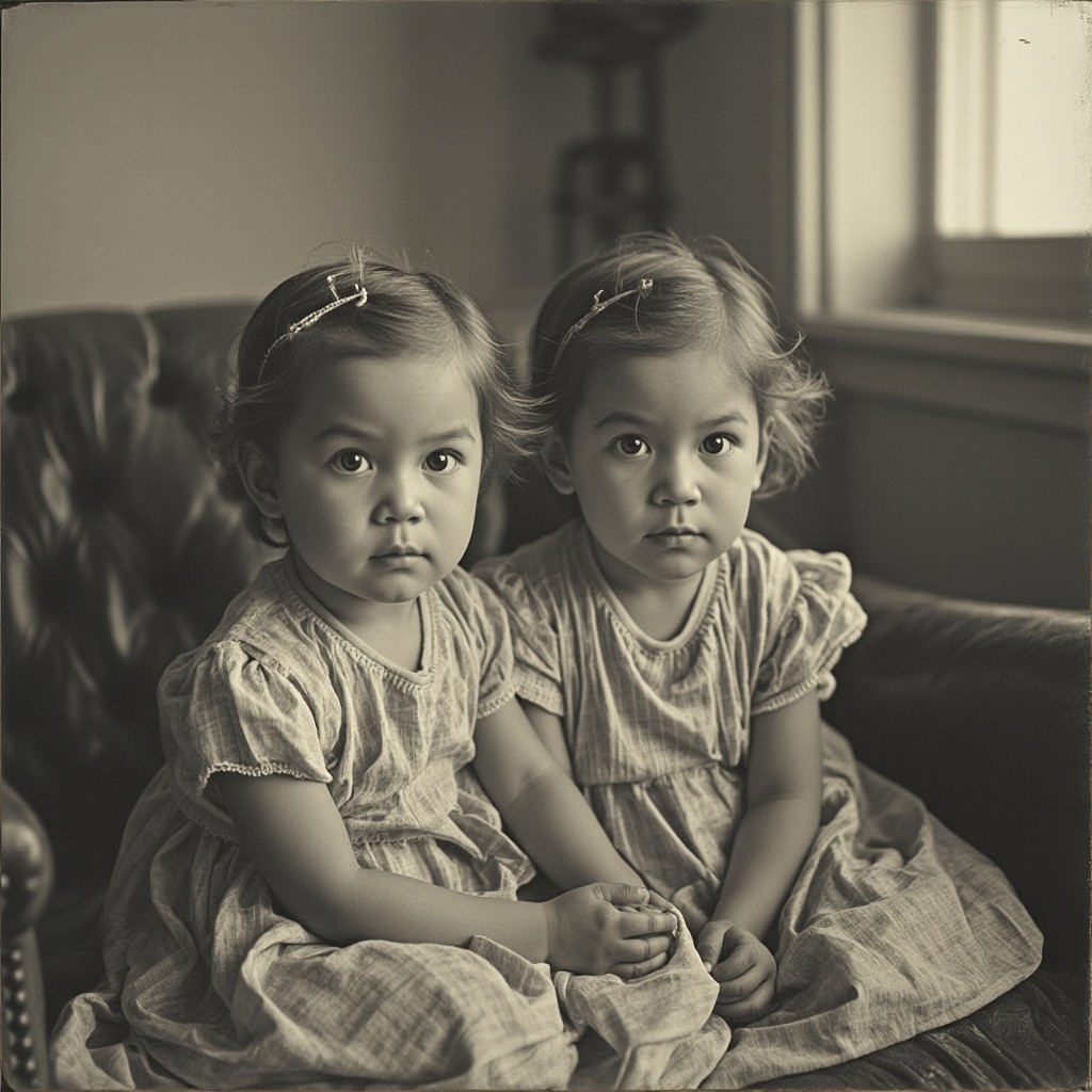 The Happy Portrait of a Sister