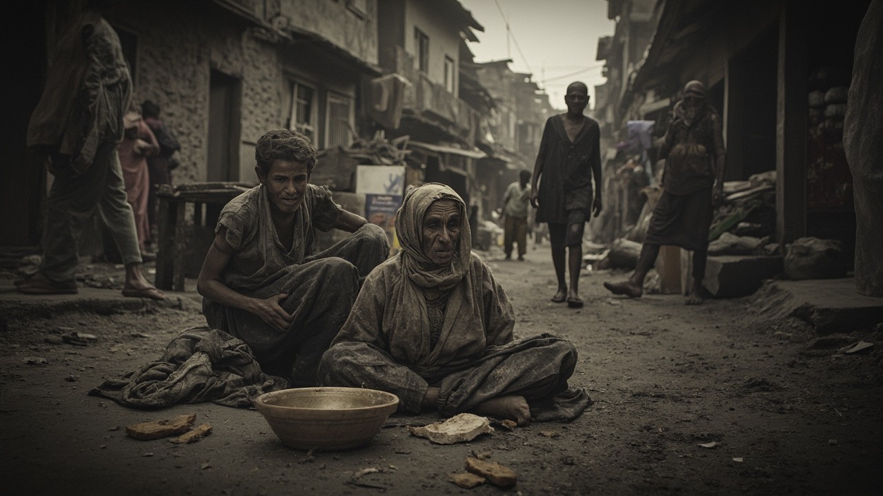 The Harsh Daily Life in Impoverished Neighborhood