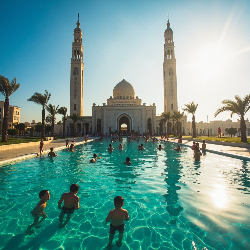 The Hassan II Mosque in a Stunning Landscape