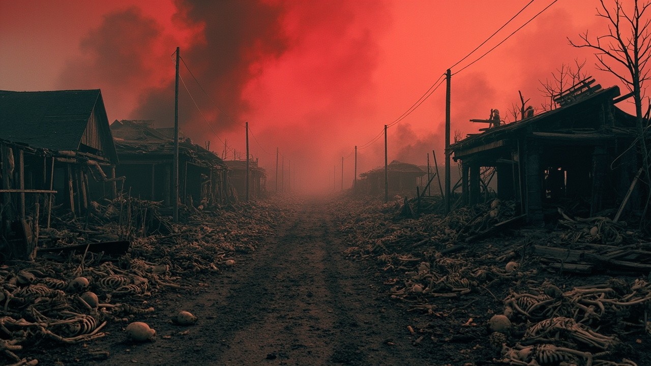 The Haunting Remains of a Devastated Village
