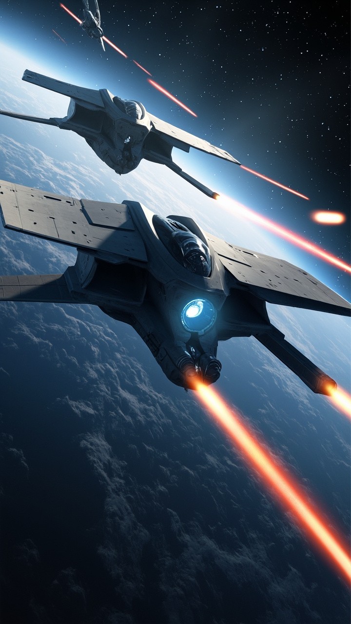 The High-Action Space Battle Above Earth
