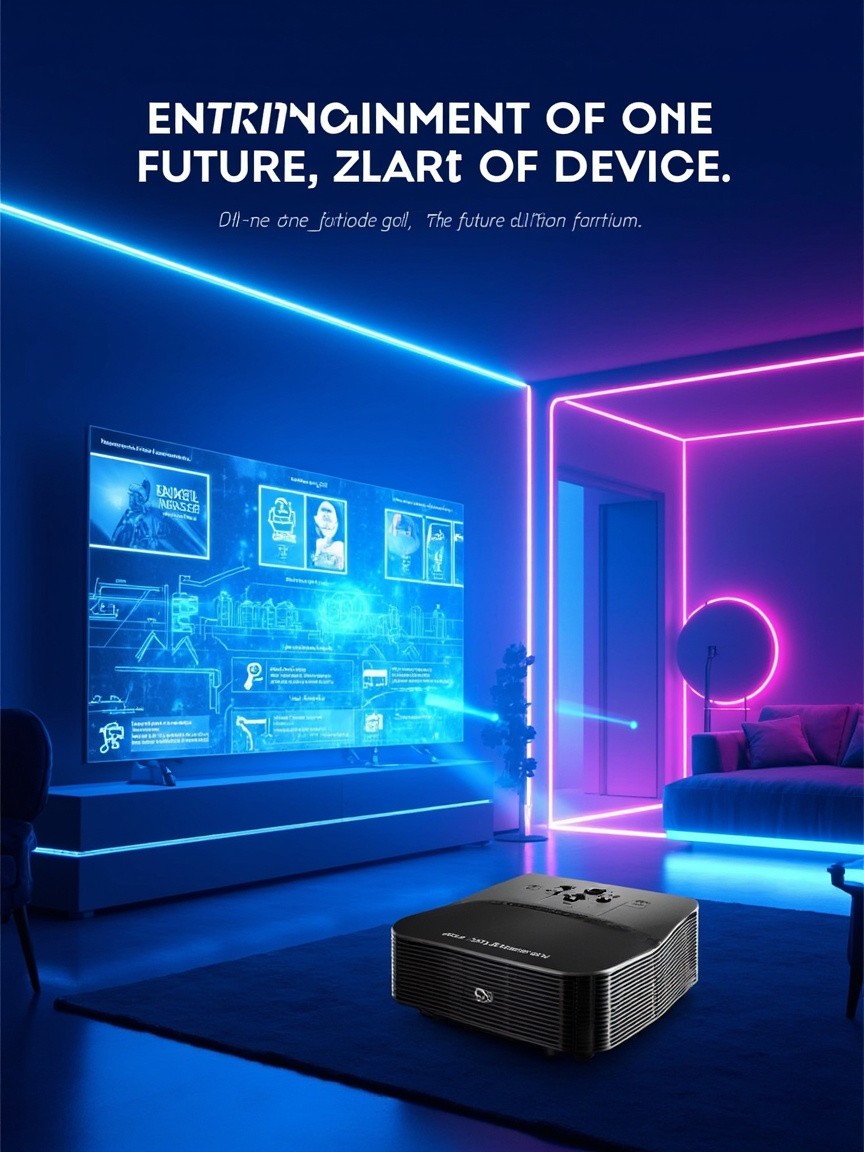 The High-Tech Futuristic Apartment in Neon Lights The High-Tech Futuristic Apartment in Neon Lights