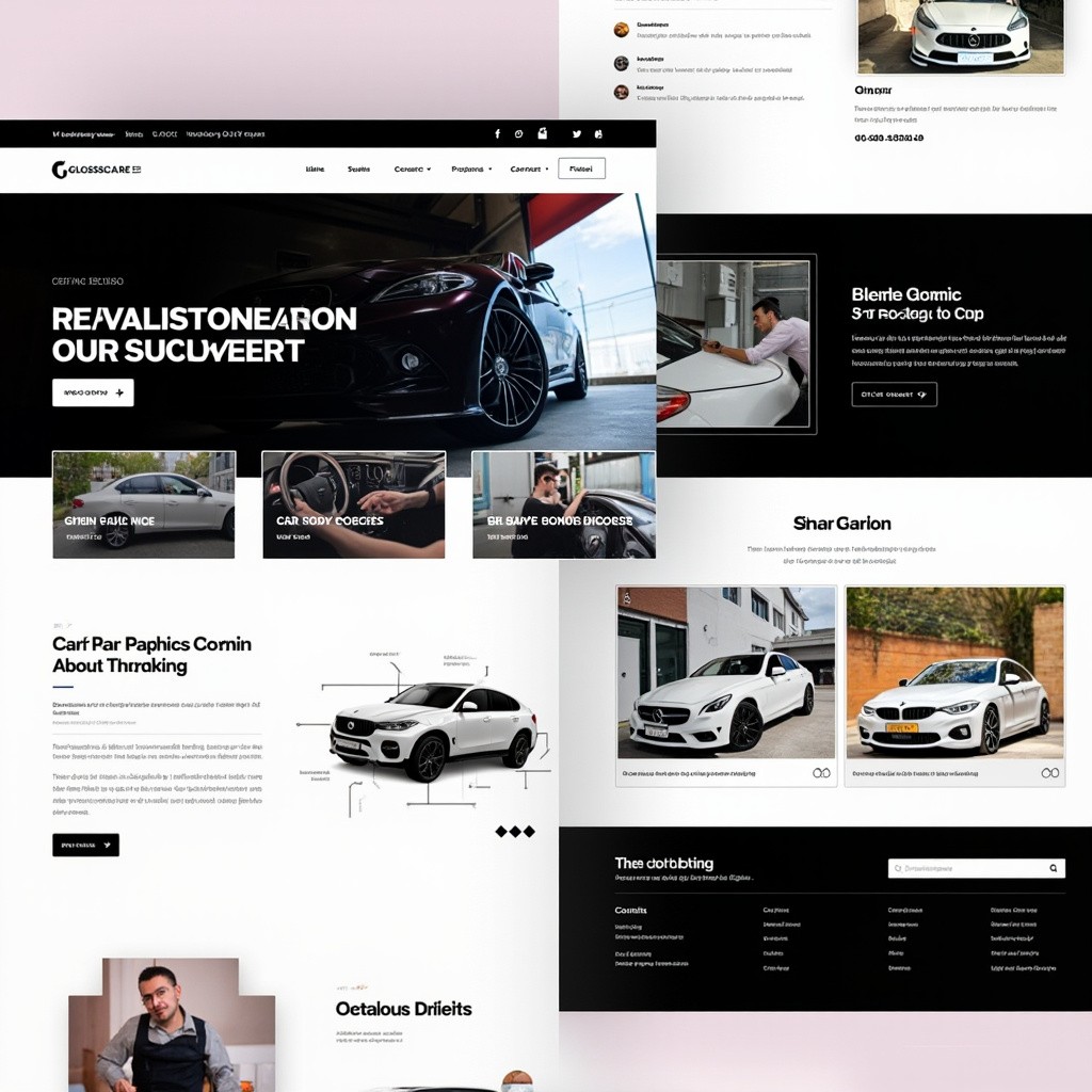 The Homepage Image for GLOSSCARE Car Detailing Studio