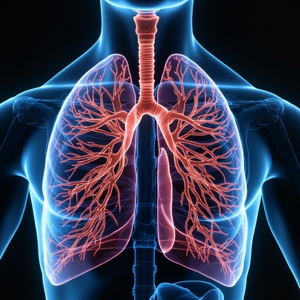 The Human Respiratory System Illustration