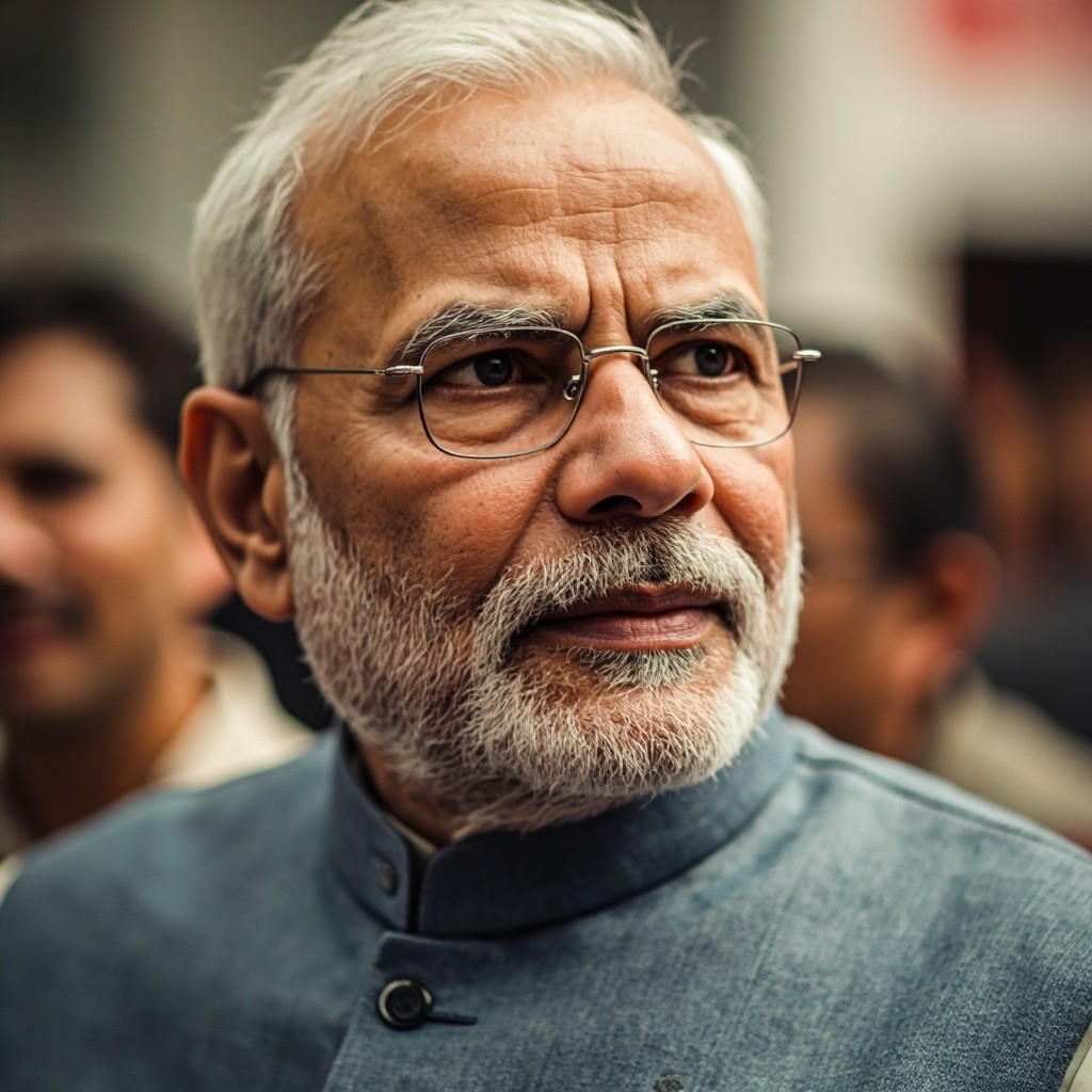The Indian Prime Minister, Narendra Modi
