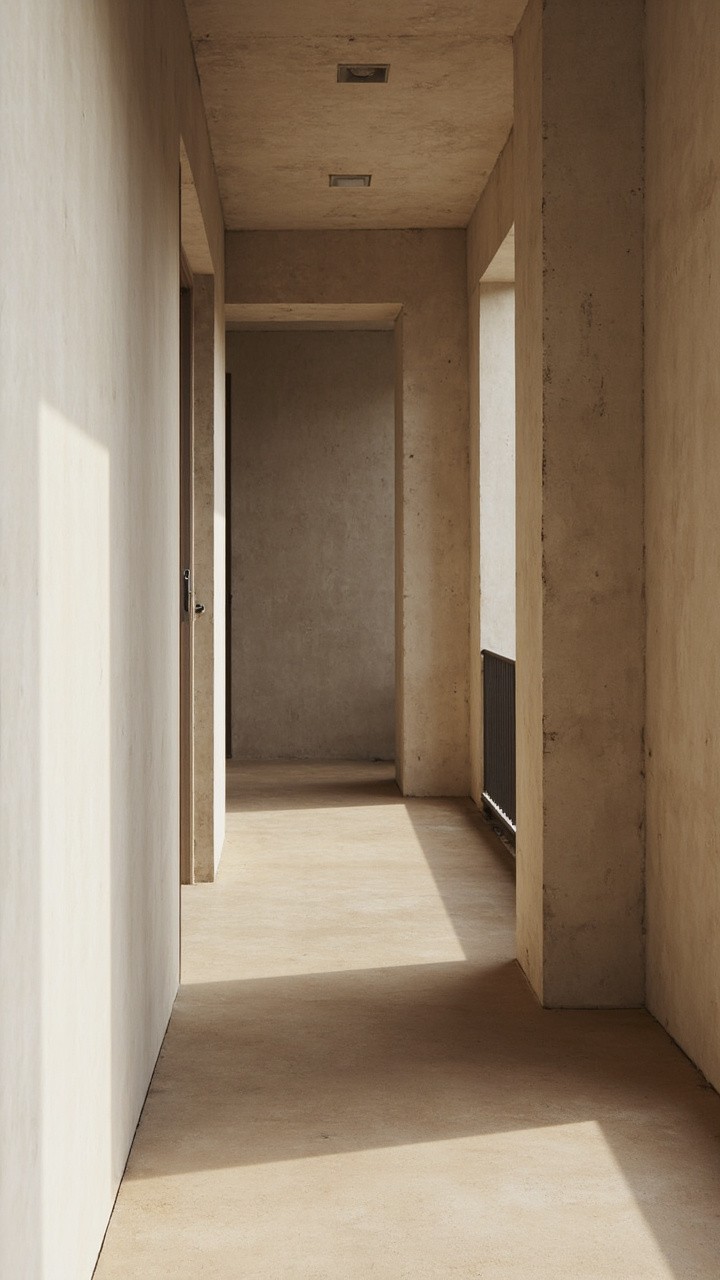 The Interior of a Minimalist Home