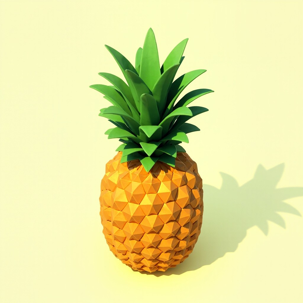 The Isometric View of a Pineapple