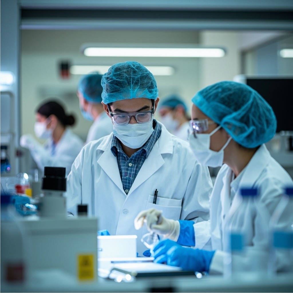 The Laboratory Filled with People