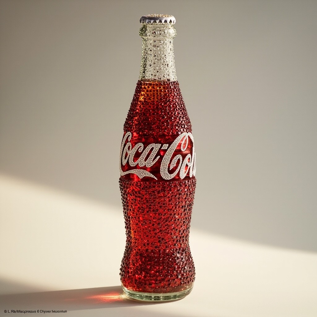 The Luxurious Diamond Coca Cola Artwork Display