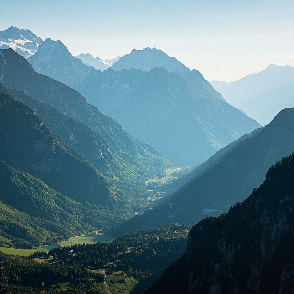 The Majestic Mountain Range
