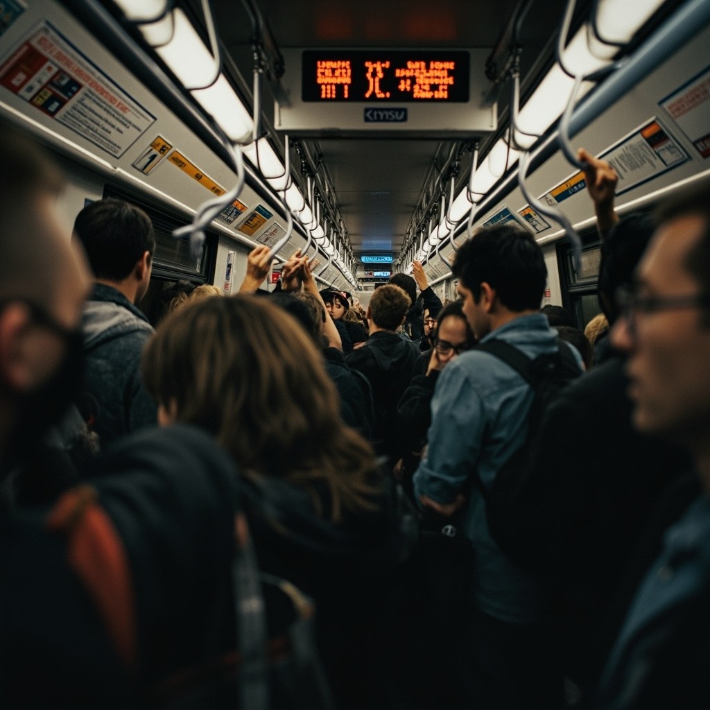 The Metro Station During Rush Hour