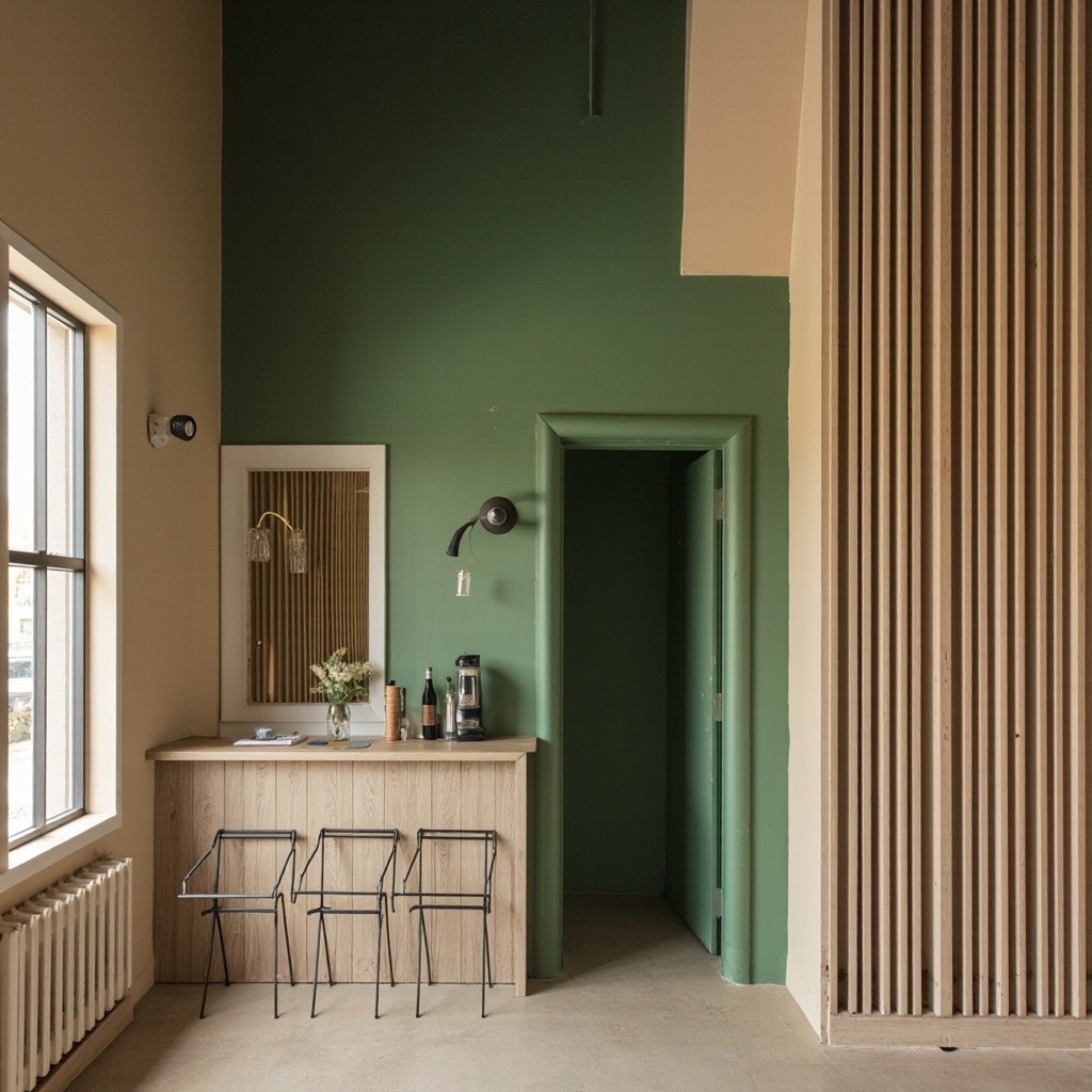 The Minimalist Coffee Shop Interior with Decor