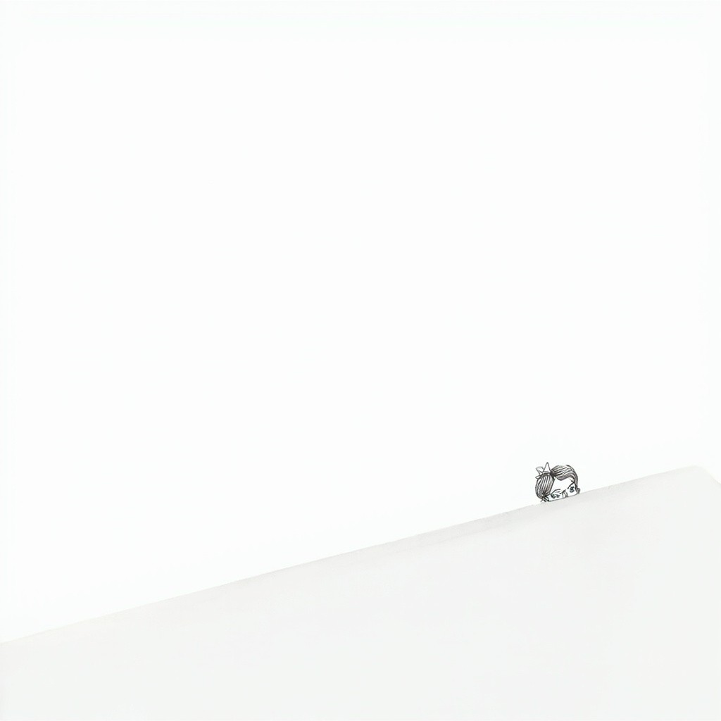 The Minimalist Mini Princess with Blue Irises